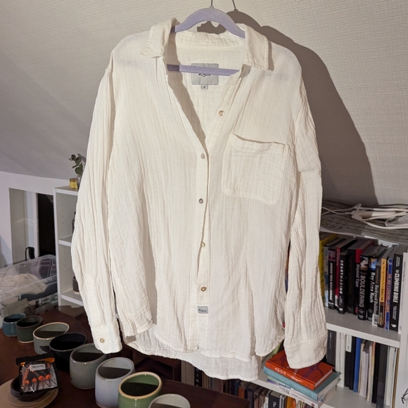 Rails Ellis button down shirt, size XS, white - Picture 1 of 6